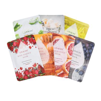 China Hot Selling Private Label Moisturizer Whitening Moisturizing Sheet Fruit Beauty Face Mask Acne Skin Care Facial Mask for sale