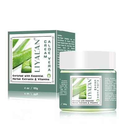 China Aloe Vera Face Cream Gel Skin Anti Aging Repair Care Sunscreen Private Label Brand Soothing Moisturizing Sun Whitening Vegan Logo Custom OEM ODM for sale