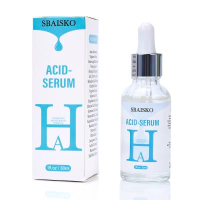 China Skin Revitalizer 2022 HA Face Serum Hydrate Hot Acne Vitamin C Hyaluronic Acid Facial Oil Anti Aging Private Label Custom Logo for sale