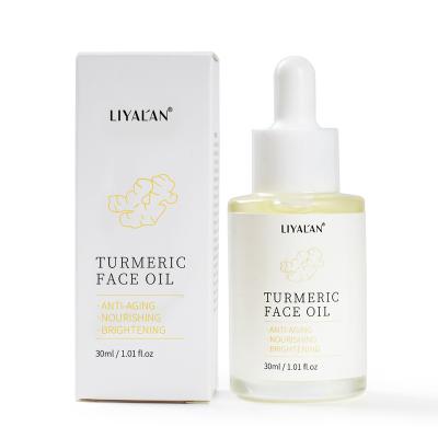 China Ginger Turmeric Face Serum Oil Skin Care Turmeric Face Serum Oil 2022 Hot Selling Moisturizer Hot Selling Pure Organic Anti Aging Nourishing Turmeric Face Oil for sale