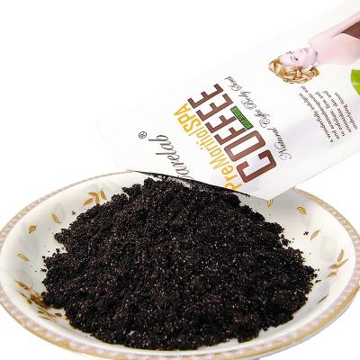 China Exfoliator Private Label Anti Wrinkle Removal Pocket Coffee Natural Soft Flavor Skin Whitening Body Scrub To Exfoliate Skin for sale