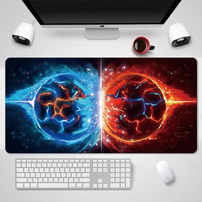 China Large Polyester Fabric Laptop Computer Full Color Comfortable Neoprene Anti-slip Rubber Full Print Design XL XXL Design Office Gaming Mouse Pad Mat for sale