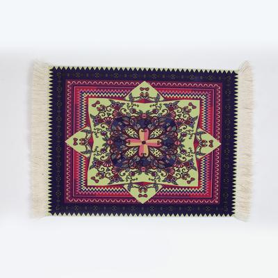 China Custom Persian Style Carpet Decor Oriental Woven Mouse Pad PASSIONATE Eco-Friendly for sale