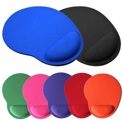 China 2021custom design low ergonomic mousepad bottom EVA desk mat sponge gaming wrist rest anti-slip design mousepad small for sale