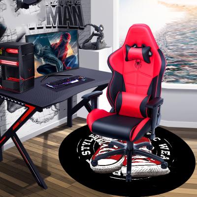 China Comfortable Hot Selling Custom Clearly Printing Non-slip Custom Size Anime E-SPORT Gaming Chair Mats for sale