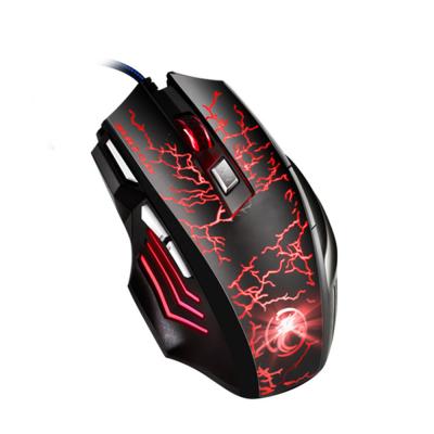 China Ergomomic HX Ergonomic LED RGB Wired Optical PC Gaming Gamer Mouse for sale