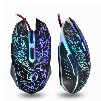 China Best Sale Ergomomic HX Promotional Price 1600 DPI Wired Gaming Mouse For Computer For Apple Laptop for sale