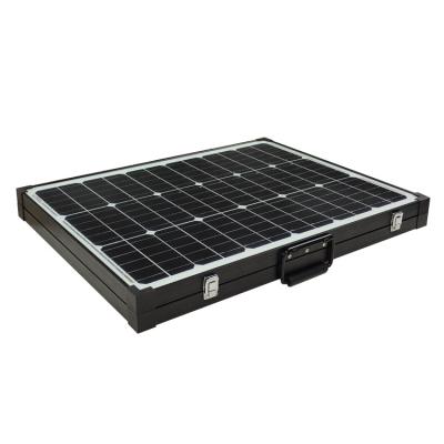 China Home System 10W 9V 12V 24V 36V 48V Solar Portable Suitcase Foldable Solar Panel 100W Solar Panel Price for sale