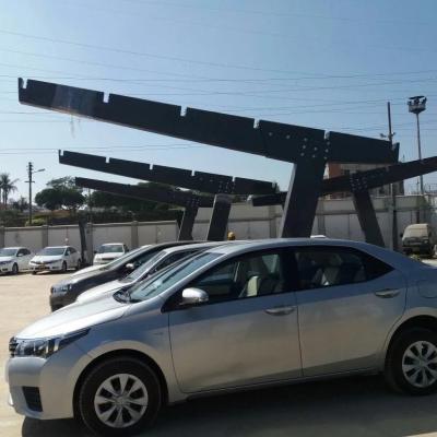 China Alloy.Stainless Steel Aluminum Solar Parking Lot System Manufacturer Photovoltaic Panels Solar Parking Rack for sale