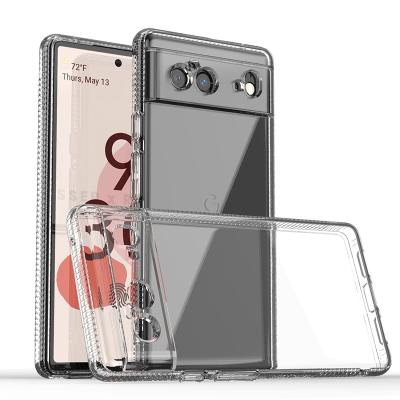 China 2021 New Wholesale Anti-fall Transparent Clear For Google Pixel 6 Pro Rugged Frontier Phone Cover For Pixel 6 Cell Phone Case for sale