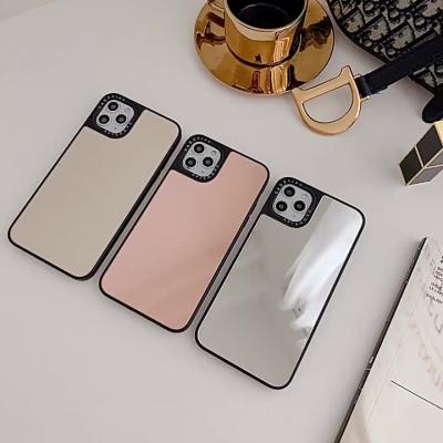 China Dropshipping Anti-fall Customized Mirror Phone Cover For iphone 13 12 pro 11 max pro X max XR XS 8 7 6 6s max plus custom logo phone case for sale