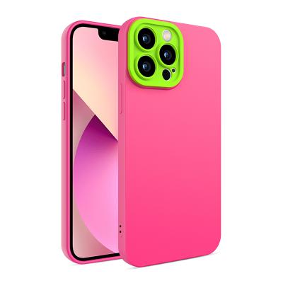 China Anti-drop Eagle Eye Lens Protection Skin Feel Macaron Shockproof Phone Cover For iPhone 13 12 11 Pro Xr Xs Max Cell Phone Case for sale