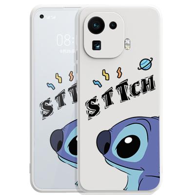 China new product launch of Anti-fall, cartoon painting, liquid silicone, cell phone case for xiaomi 11pro for xiaomi 11ultar for sale