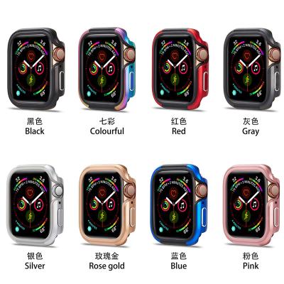 China Two-in-one aluminum alloy, suitable for Apple watch 2/3/4/5 case, size 38mm, lightweight luxury, fashionable for apple watch 2/3/4/5 for sale