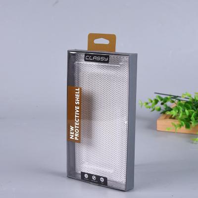 China Anti-fall Support Customization PVC Blister Mobile Phone Case Packing Box Logo-printable for sale