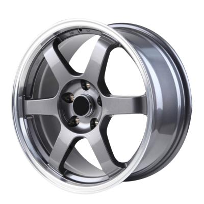 China Aftermarket Car Wheel Wholesale Customized 17 18 Inch Alloy Wheel Dark Gray Car Rims 5-114.3 5-108 5-112 for sale