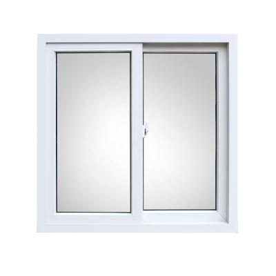 China Sliding New Fashion PVC Windows Heavy Duty Sliding White Color PVC Sliding Windows For Bedroom for sale