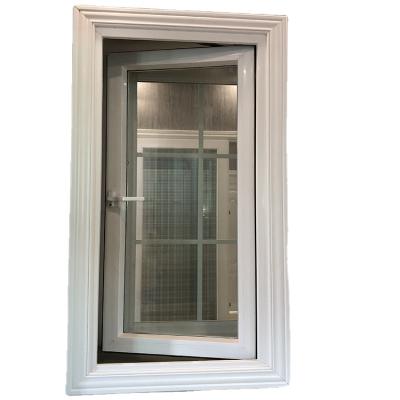 China Magnetic Wholesale Cheap Price House Material Environmental Protection Screen Sound Proof LOW-E Design Glazing Upvc Casement Window for sale