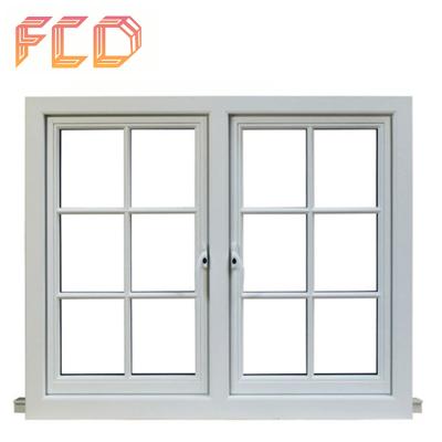 China Magnetic Screen Cheap Price Bathroom Network Frosted Upvc Casement Glazing Window for sale