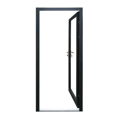 China Modern Simple Design French Style Swing Casement Residential Exterior Homes Bathroom Door Price for sale