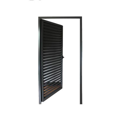 China fast aluminum persianas shutter door awning fabric curtains swing shutter door decoration delivery for sale