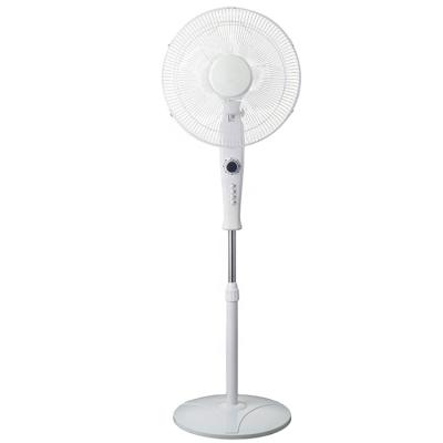 China Large 16 Inch Electric Safety Pedestal Air Cooling Stand Air Cooling Comfortable Low Noise Comfortable Powerful Fan for sale