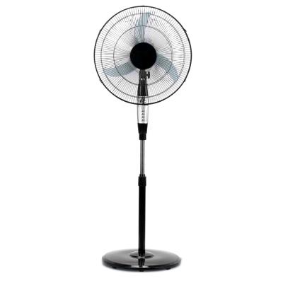 China Large Airflow Home Appliance 18 Inch Electric Stand Fan With Round Base And Timer Function for sale