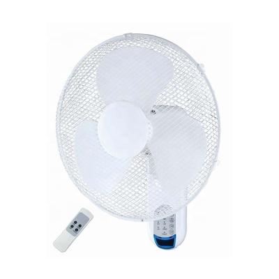 China 16 Inch Low Noise Electric Remote Control Fan Parts Home Price Mounted Wall Fan for sale