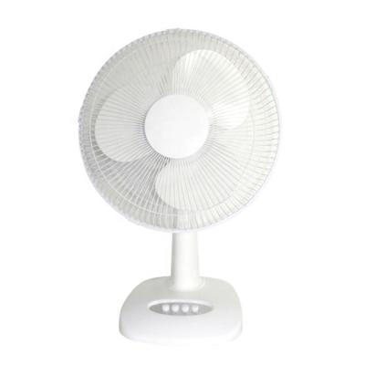 China 12 Inch Modern Round Base Small Electric Oscillating Table Top Fan Mini Air Cooling Silent Price for sale