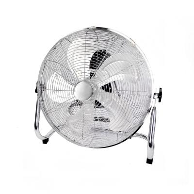 China Hotel 10/12/14/16/18/20 Inch High Speed ​​Electric Metal Floor Fan for sale