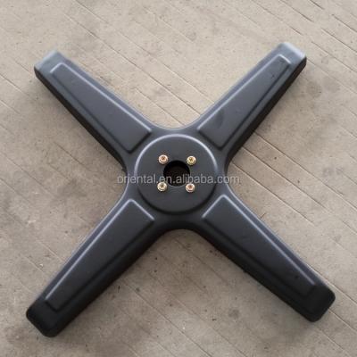 China Hot Sale Black 6KG Metal Cross Gray Green Base For Industrial Stand Fan for sale