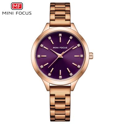 China Water Resistant MINI FOCUS MF0367L New Arrival Luxury Blue Girls Watch Stainless Steel OEM Women Watch Para de reloj wholesale mujer from China for sale