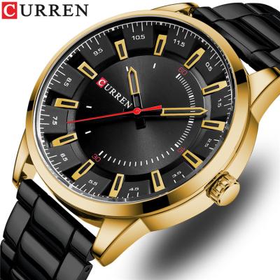 China Hot Sales Water Resistant Men's Quartz Watches Guangzhou Factory Price Sipmle Design Sport Stainless Steel CURREN 8406 Watch OEM for sale