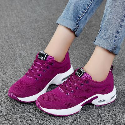 China AMW CUSHIONING Running Shoes For Women Lady Lace Up Comfortable Flats Woman Jogging Shoes Sneakers for sale