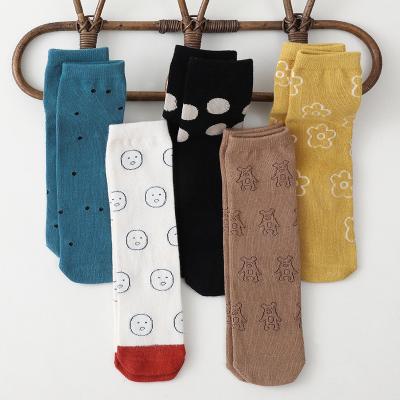 China LCFC INS Breathable Cute Baby Stocking Fashion Comfortable Flower Stocking Kids Socks for sale