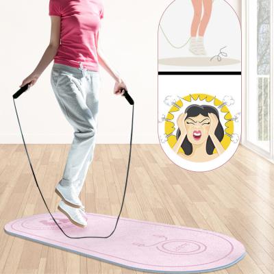 China Eco-Friendly Manufacturing LCFC Yoga Mat Skipping Rope Fitness Mute Anti Slip Anti Slip Indoor Yoga Mat for sale