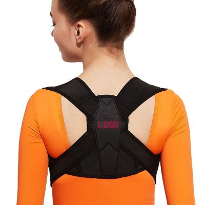 China New Breathable.posture Corrector LCFC 2021 Back Brace Posture Correction Heating Belt Professional Mesh Back Support for sale