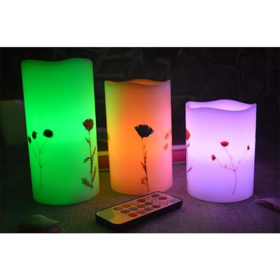 China COLOR CHANGING Home Decor Color Changing LED Light Candle for sale