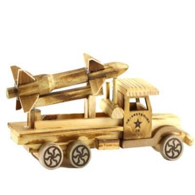 China People Art Factory sell children's educational toys handmade wooden toys mooden car model for sale