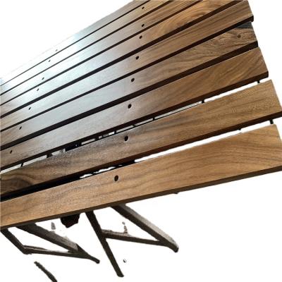 China Black Walnut Wooden Bar Hotel Ceiling Wood Grille for sale