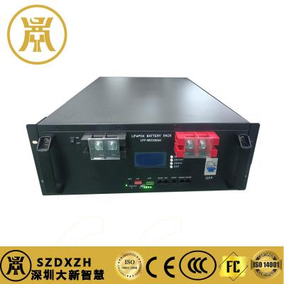 China 150AH Batería negra de litio hierro fosfato DX-B-48V150AH para energía de respaldo y ahorro de energía en venta