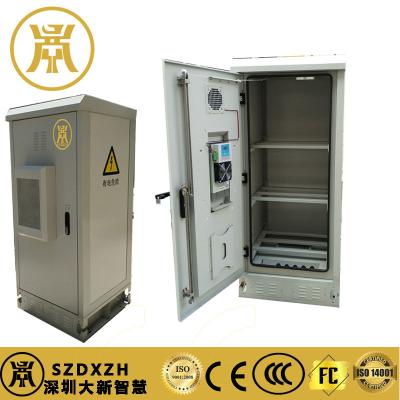 China Floor Mount Outdoor Battery Enclosure Telecom Cabinets Powder Coating CE Certified for sale