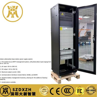 China Indoor Grid-connected Photovoltaic Base Station Power Supply System With Battery Shelf for sale