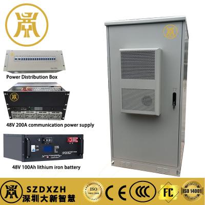 China 48V Communication Base Station Cabinet Power Storage Outdoor System With One Battery Shelf for sale