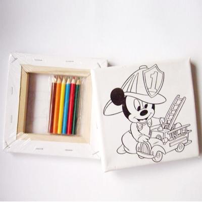 China Non-Toxic Kids DIY Stretched Canvas Painting Sets KIDS ART SETS for sale