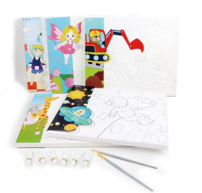 China Non-Toxic Children Stretched Canvas Painting Sets KIDS ART SETS Canvas Painting for sale