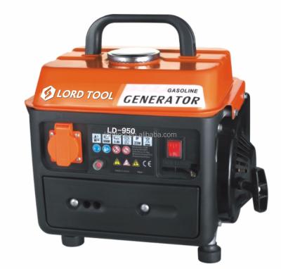 China Power Gasoline Gas 950 Portable Silent Manual Generator 4L for sale