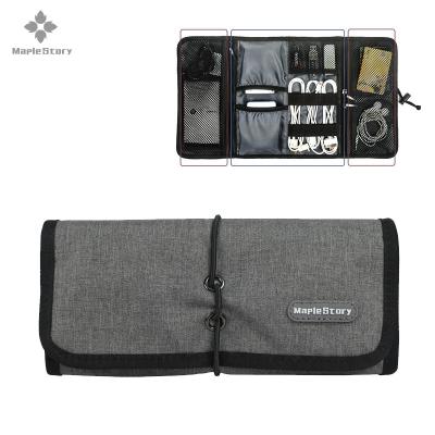 China Travel Electronic Instruments for Cables Cards Roll Small Instruments Organizer Bag Electronic Organizer Lightweight Travel Accessories Gadgets for Cables for sale