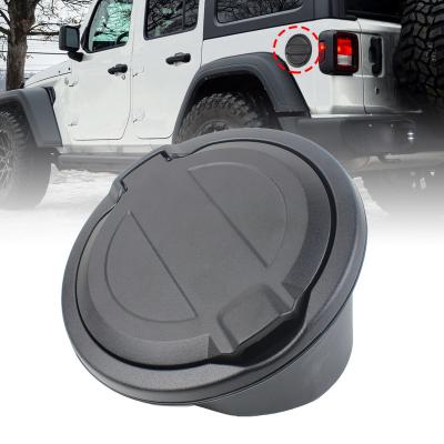 China ABS Black Fuel Tank Gas Cover forJeep Wrangler JL 2-Door 4-Door 2018 2019 Accessories for sale