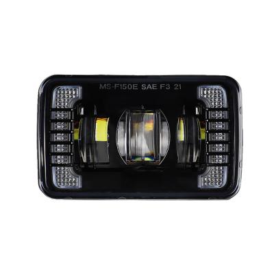 China Square Aluminum Bumper Driving Updated White LED DRL Lamp Fog Light For Ford F150 F-150 2015 2016 2017 for sale